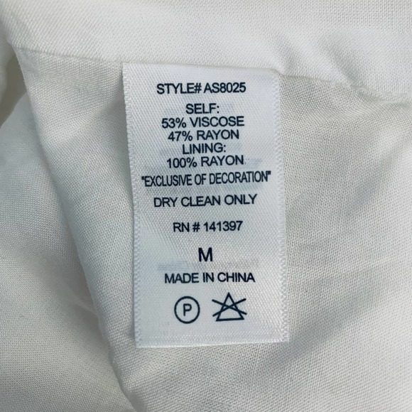 New! ASTR The Label High Waist Button Maxi A-Line Skirt Crochet White Size M - Picture 11 of 11